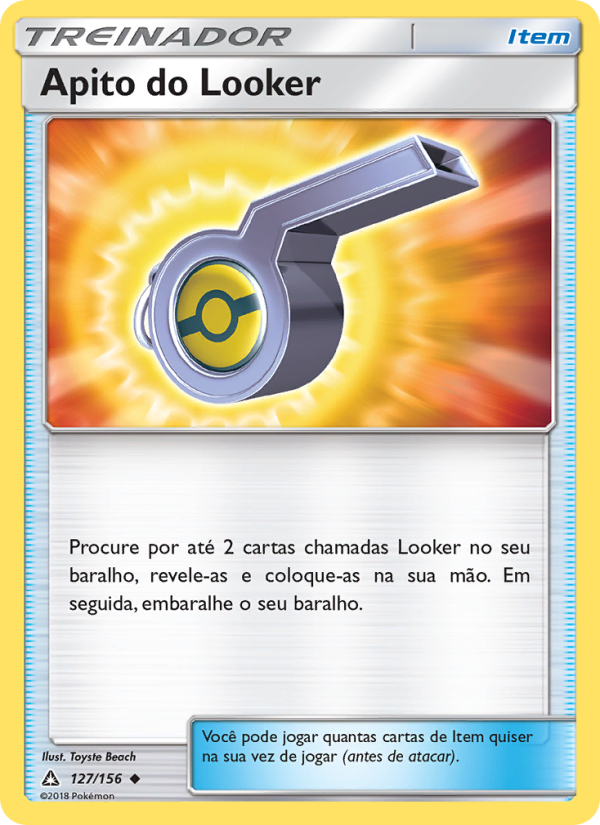 Apito do Looker 127 — Ultra Prisma (Portuguese Pokémon TCG card)