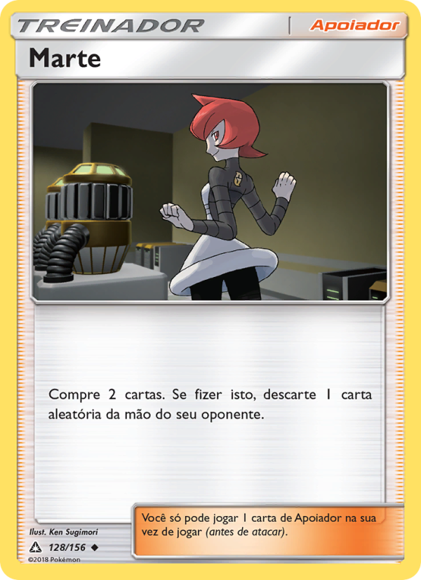 Marte 128 — Ultra Prisma (Portuguese Pokémon TCG card)