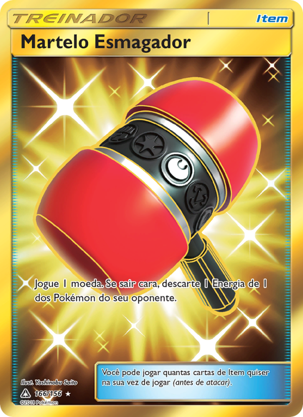 Martelo Esmagador 166 — Ultra Prisma (Portuguese Pokémon TCG card)