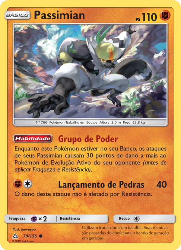Passimian 70 — Ultra Prisma (Portuguese Pokémon TCG card)