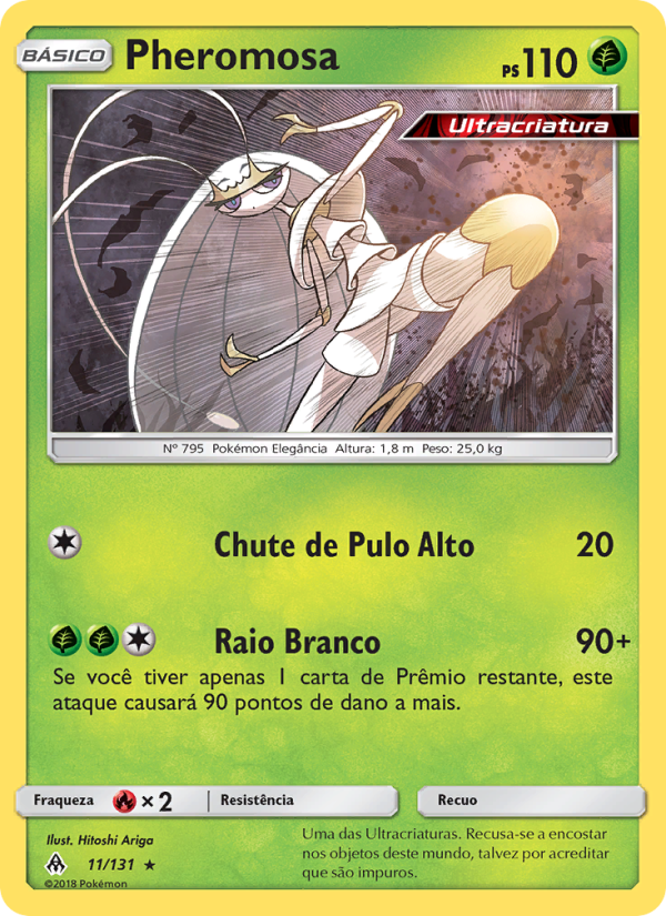 Pheromosa 11 — Luz Proibida (Portuguese Pokémon TCG card)