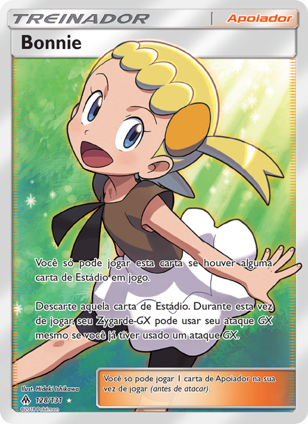Bonnie 128 — Luz Proibida (Portuguese Pokémon TCG card)