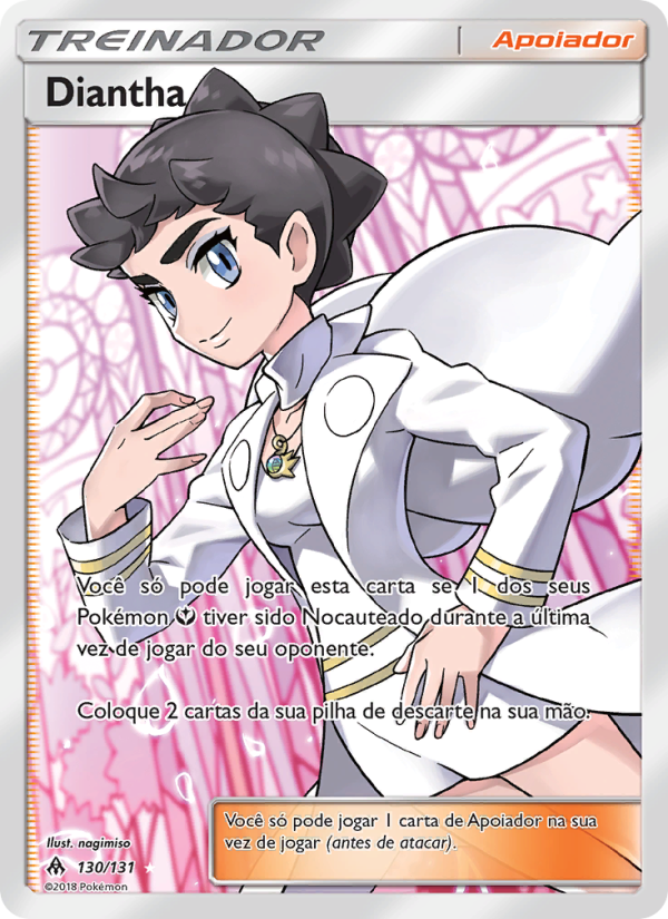 Diantha 130 — Luz Proibida (Portuguese Pokémon TCG card)