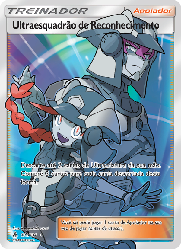 Ultraesquadrão de Reconhecimento 131 — Luz Proibida (Portuguese Pokémon TCG card)