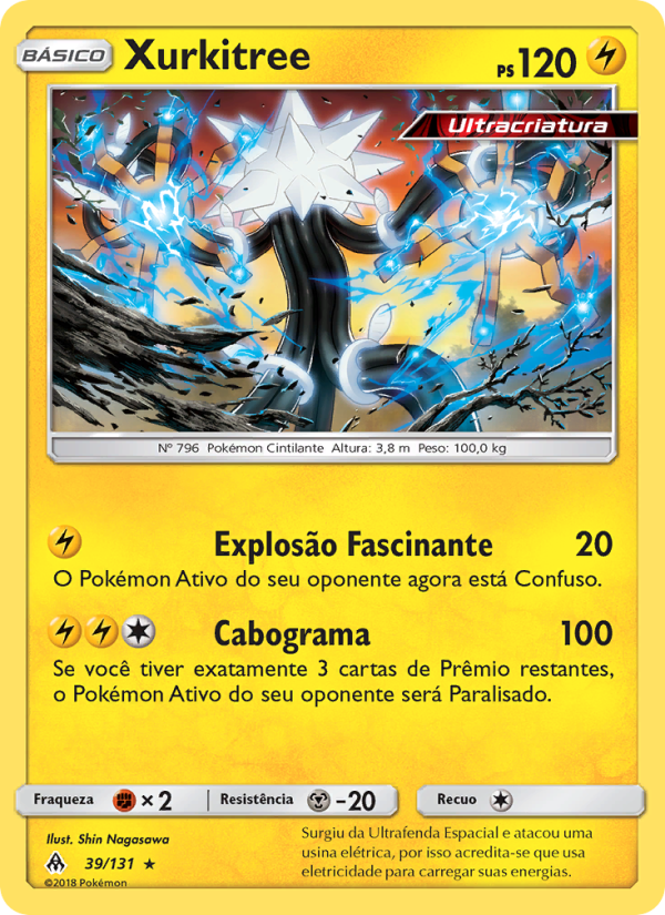 Xurkitree 39 — Luz Proibida (Portuguese Pokémon TCG card)