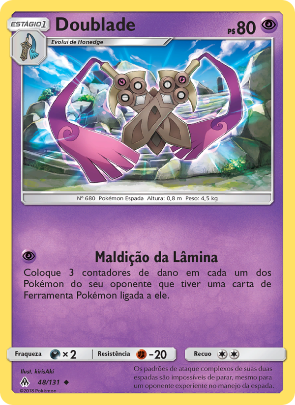 Doublade 48 — Luz Proibida (Portuguese Pokémon TCG card)