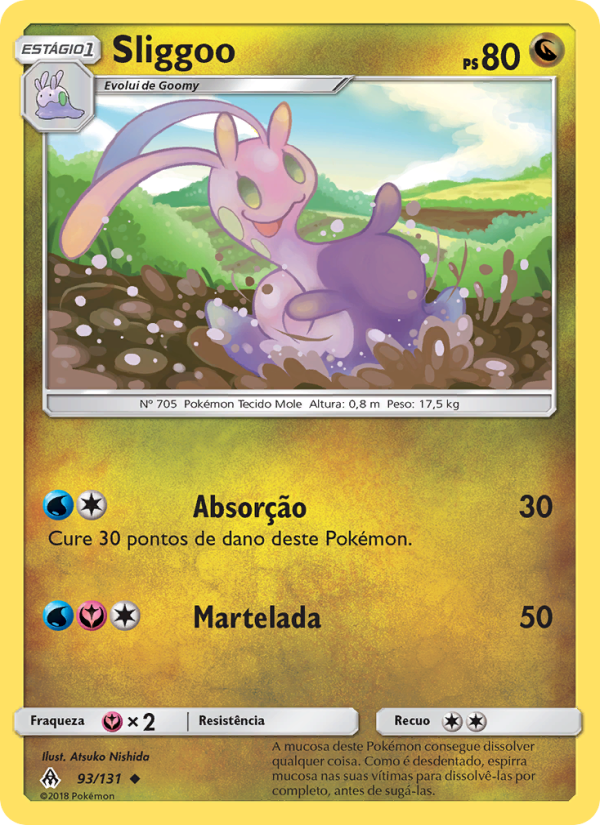 Sliggoo 93 — Luz Proibida (Portuguese Pokémon TCG card)
