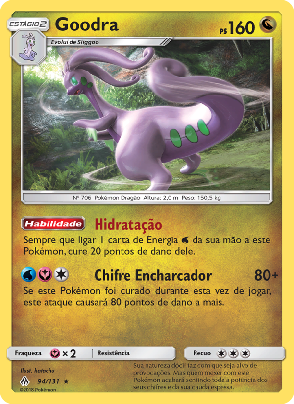 Goodra 94 — Luz Proibida (Portuguese Pokémon TCG card)