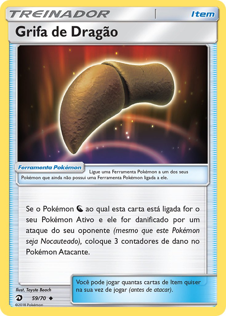 Grifa de Dragão 59 — Majestät Der Drachen (Portuguese Pokémon TCG card)