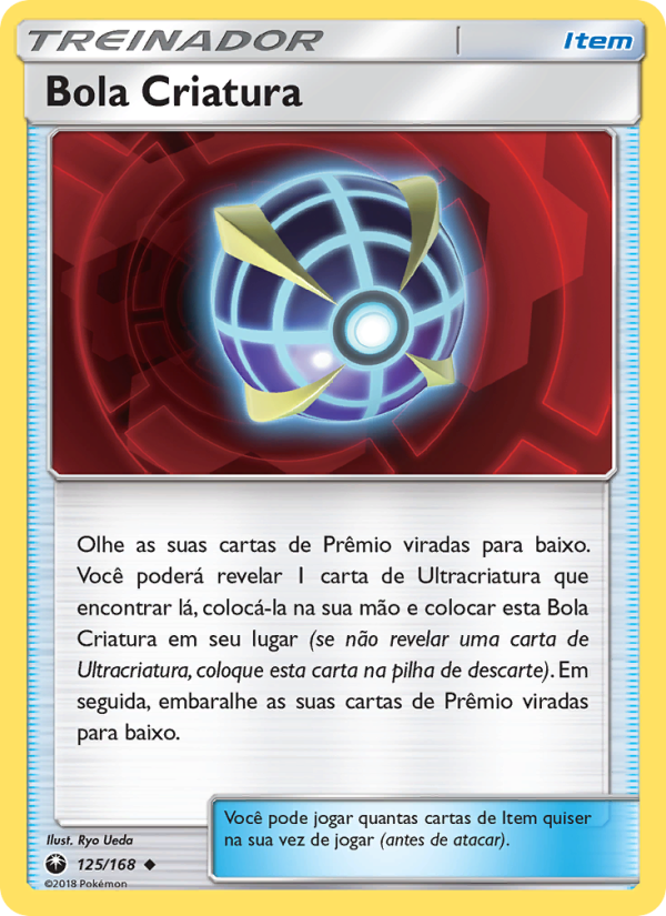 Bola Criatura 125 — Tempestade Celestial (Portuguese Pokémon TCG card)