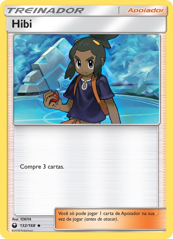 Hibi 132 — Tempestade Celestial (Portuguese Pokémon TCG card)