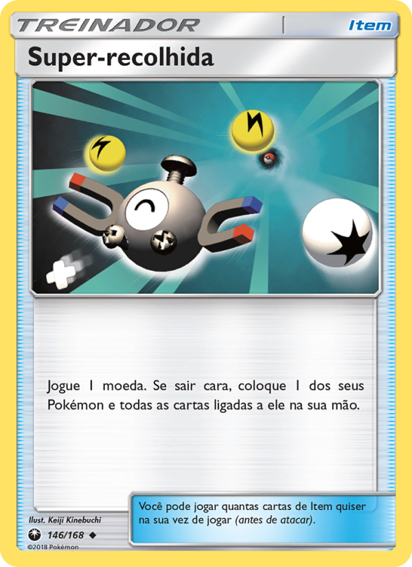 Super-recolhida 146 — Celestial Storm (Portuguese Pokémon TCG card)