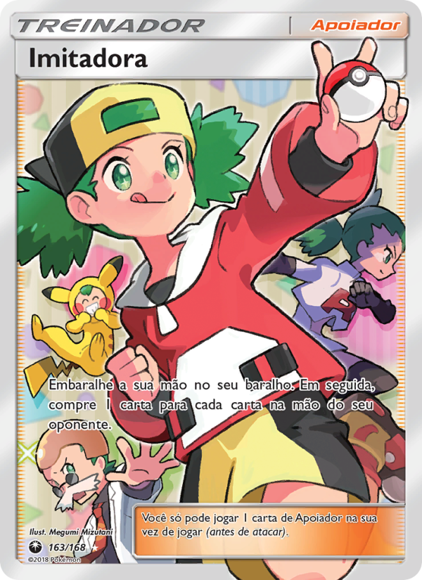 Imitadora 163 — Tempestade Celestial (Portuguese Pokémon TCG card)
