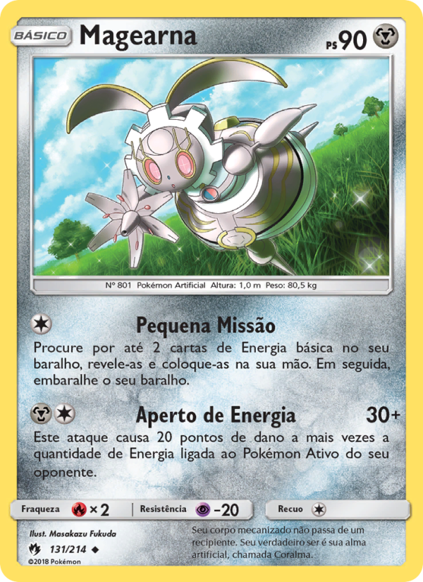 Magearna 131 — Lost Thunder (Portuguese Pokémon TCG card)