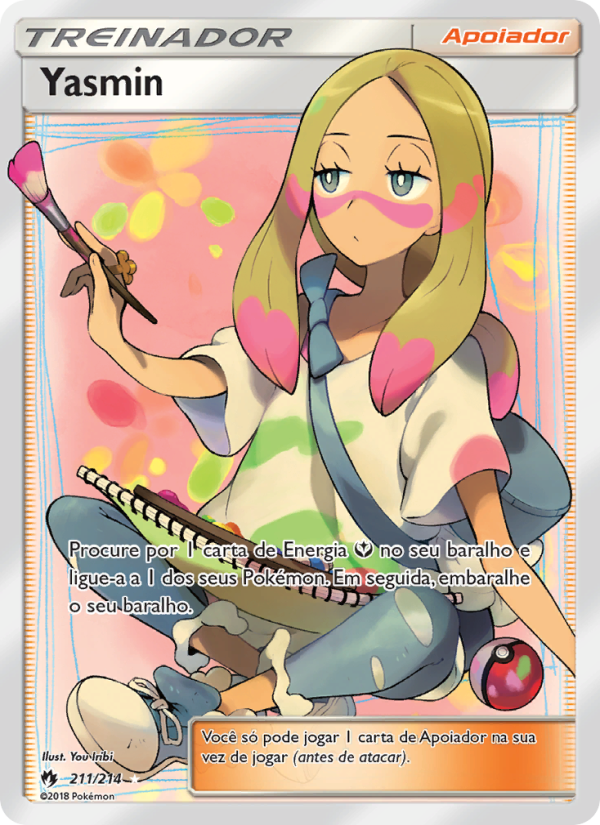Yasmin 211 — Trovões Perdidos (Portuguese Pokémon TCG card)