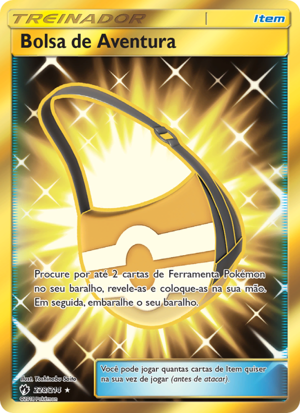 Bolsa de Aventura 228 — Trovões Perdidos (Portuguese Pokémon TCG card)