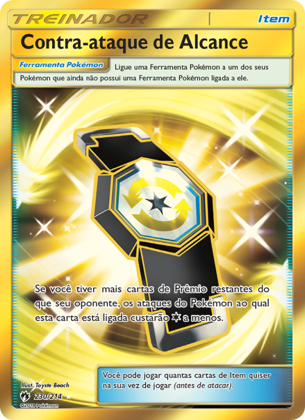 Contra-ataque de Alcance 230 — Trovões Perdidos (Portuguese Pokémon TCG card)