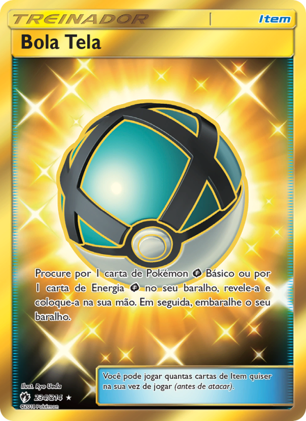 Bola Tela 234 — Trovões Perdidos (Portuguese Pokémon TCG card)