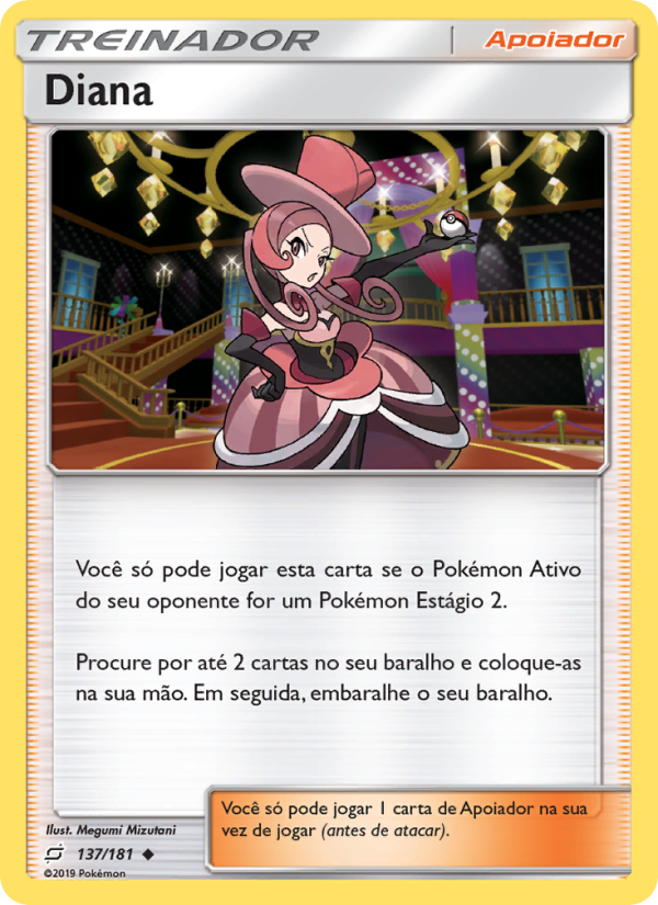 Diana 137 — União de Aliados (Portuguese Pokémon TCG card)