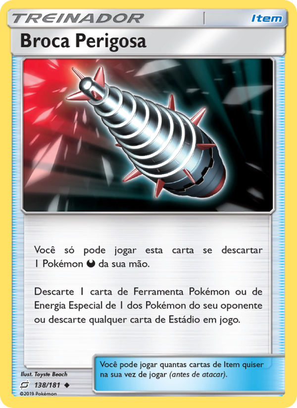 Broca Perigosa 138 — União de Aliados (Portuguese Pokémon TCG card)