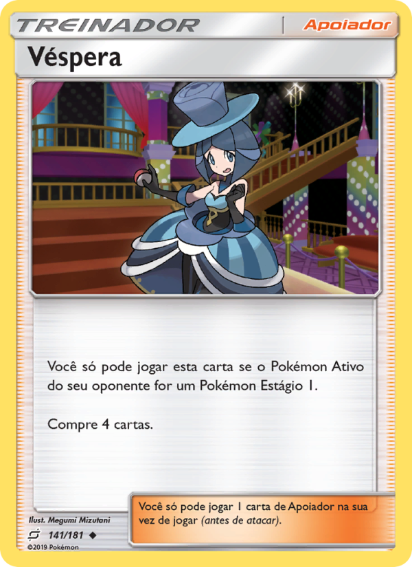 Véspera 141 — União de Aliados (Portuguese Pokémon TCG card)