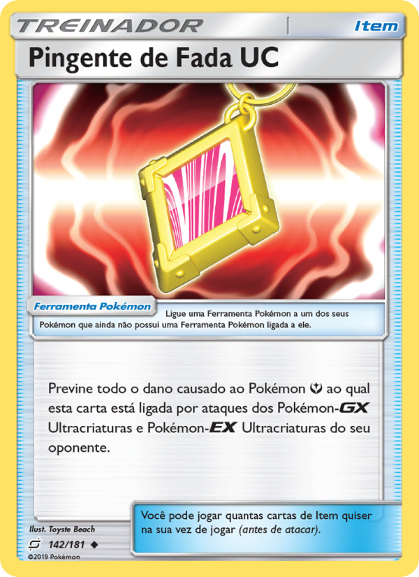 Pingente de Fada UC 142 — União de Aliados (Portuguese Pokémon TCG card)