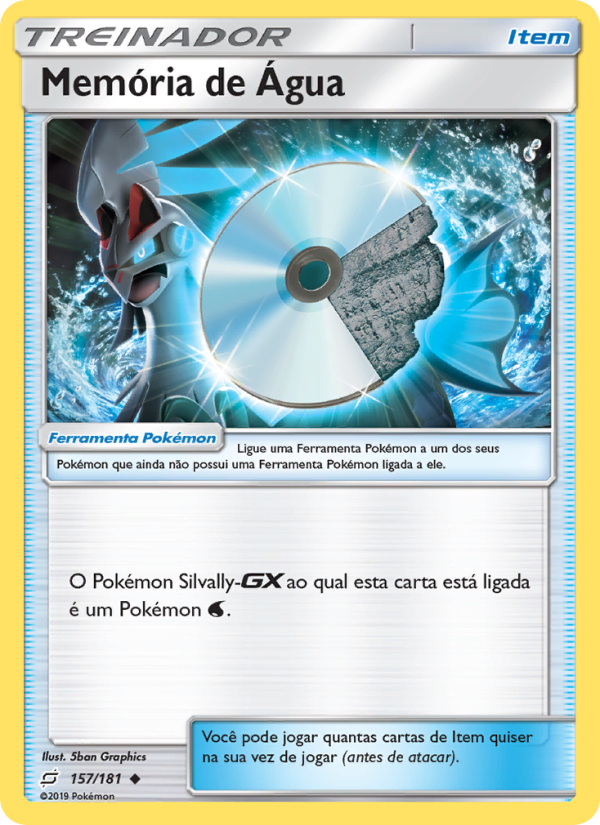 Memória de Água 157 — União de Aliados (Portuguese Pokémon TCG card)