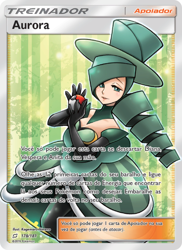 Aurora 178 — União de Aliados (Portuguese Pokémon TCG card)