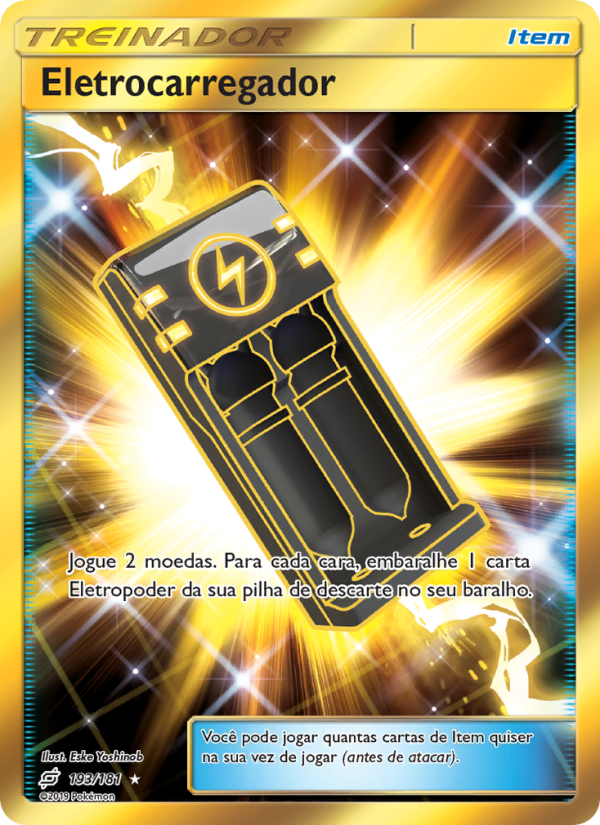 Eletrocarregador 193 — União de Aliados (Portuguese Pokémon TCG card)