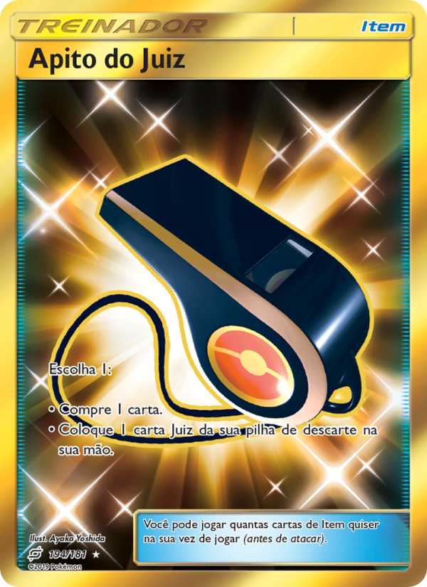 Apito do Juiz 194 — União de Aliados (Portuguese Pokémon TCG card)
