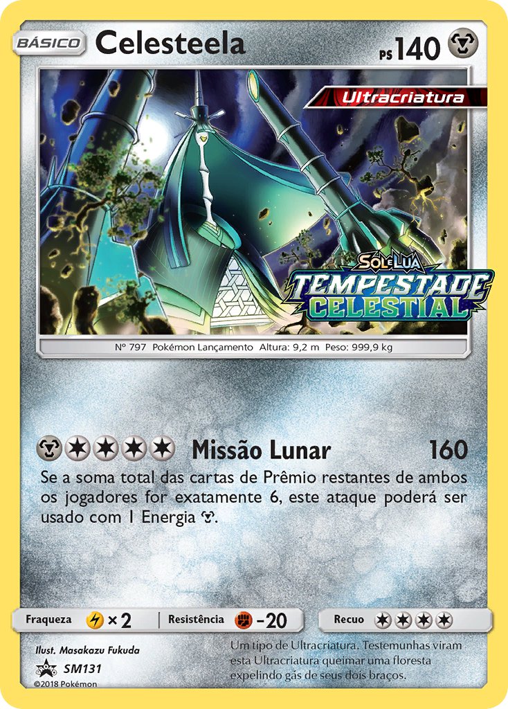 Celesteela SM131 — Sun & Moon Promos (Portuguese Pokémon TCG card)
