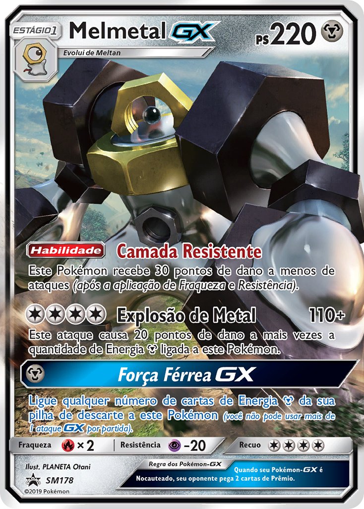 Melmetal GX SM178 — Sun & Moon Promos (Portuguese Pokémon TCG card)