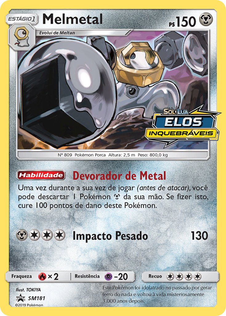 Melmetal SM181 — Sun & Moon Promos (Portuguese Pokémon TCG card)