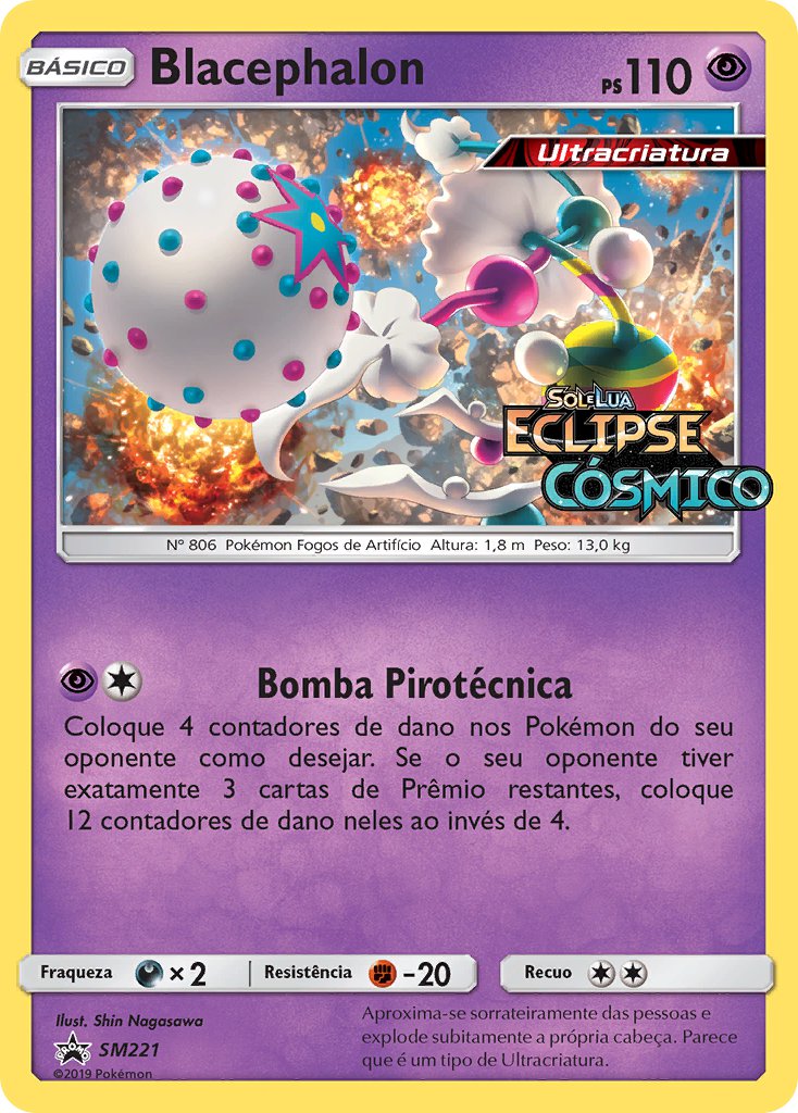 Blacephalon SM221 — Sun & Moon Promos (Portuguese Pokémon TCG card)