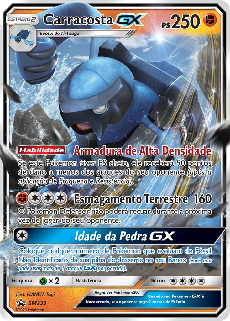 Carracosta GX SM239 — Sun & Moon Promos (Portuguese Pokémon TCG card)