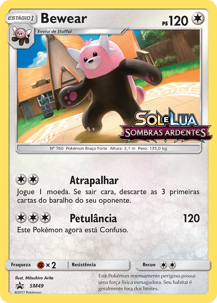 Bewear SM49 — Sun & Moon Promos (Portuguese Pokémon TCG card)