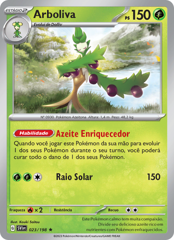 Arboliva 023 — Escarlate e Violeta (Portuguese Pokémon TCG card)