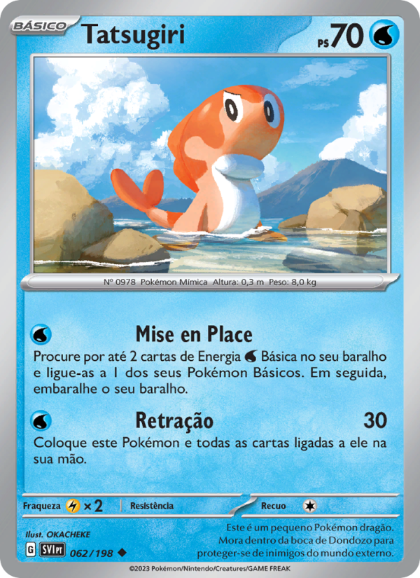 Tatsugiri 062 — Escarlate e Violeta (Portuguese Pokémon TCG card)
