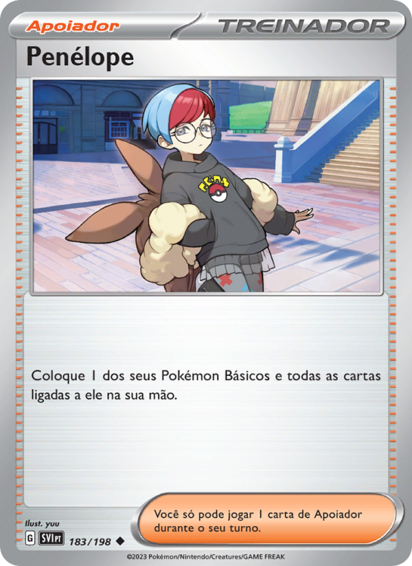 Penélope 183 — Escarlate e Violeta (Portuguese Pokémon TCG card)