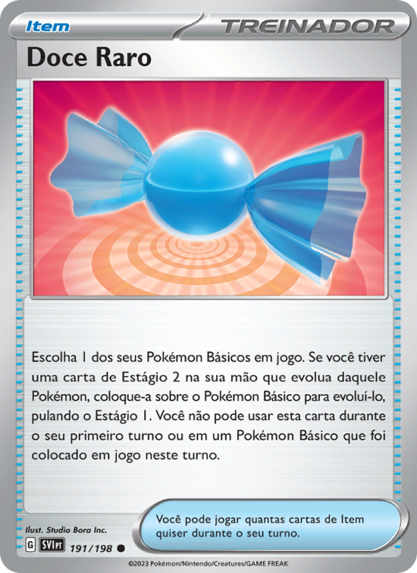 Doce Raro 191 — Scarlet & Violet (Portuguese Pokémon TCG card)