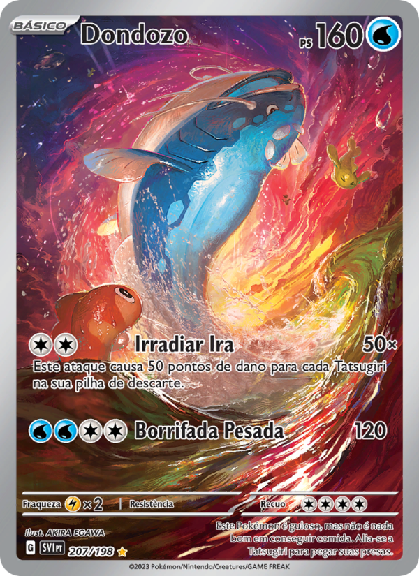 Dondozo 207 — Scarlet & Violet (Portuguese Pokémon TCG card)