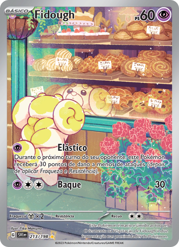 Fidough 213 — Escarlate e Violeta (Portuguese Pokémon TCG card)
