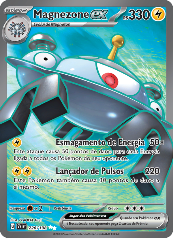 Magnezone ex 226 — Escarlate e Violeta (Portuguese Pokémon TCG card)
