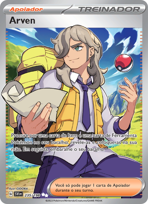 Arven 235 — Scarlet & Violet (Portuguese Pokémon TCG card)
