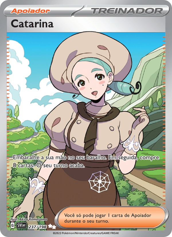 Catarina 237 — Scarlet & Violet (Portuguese Pokémon TCG card)