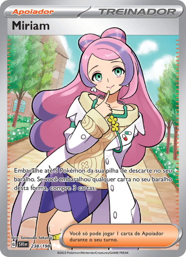 Miriam 238 — Scarlet & Violet (Portuguese Pokémon TCG card)
