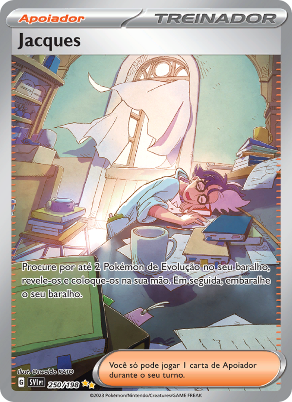 Jacques 250 — Escarlate e Violeta (Portuguese Pokémon TCG card)