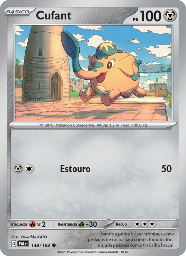Cufant 149 — Evoluções em Paldea (Portuguese Pokémon TCG card)