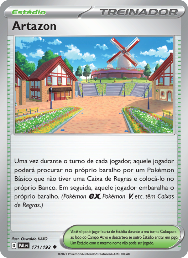 Artazon 171 — Evoluções em Paldea (Portuguese Pokémon TCG card)