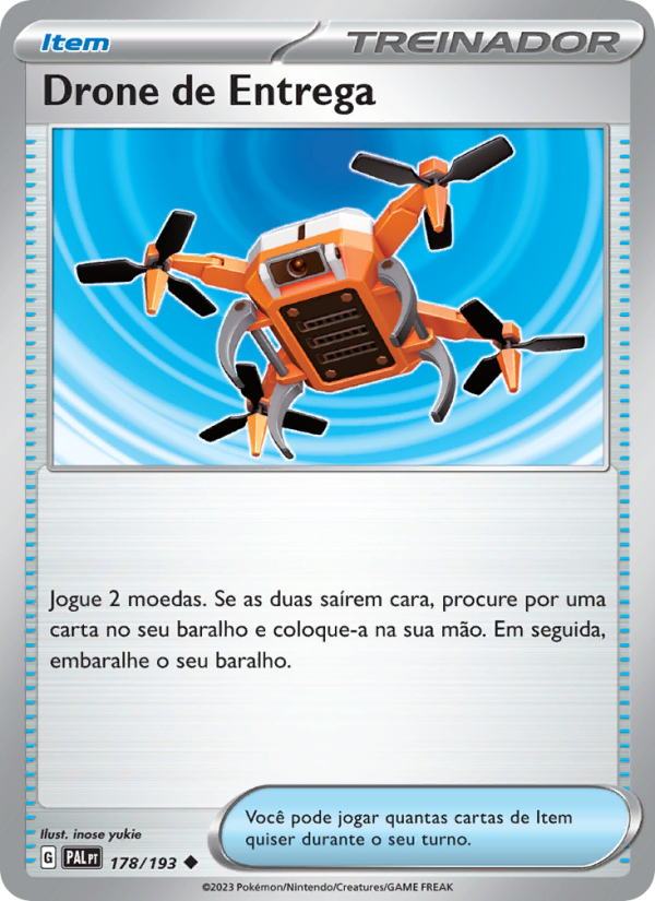 Drone de Entrega 178 — Evoluções em Paldea (Portuguese Pokémon TCG card)